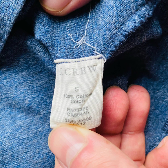 J. Crew Mens Jersey Crew Neck Pocket Versatile Sailor Tee Shirt  Sz Small - Picture 7 of 7